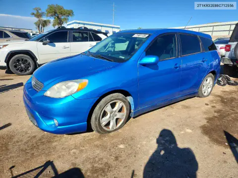 2T1KR32E88C712556 — 2008 Toyota Matrix, Сторона, фото до ремонта