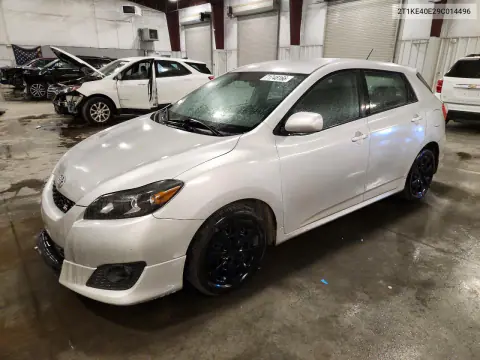 2T1KE40E29C014496 — 2009 Toyota Matrix, Передняя часть, фото до ремонта