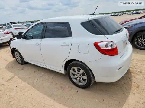 2T1KE4EE3CC049242 — 2012 Toyota Matrix, фото 2 с аукциона Copart, Передняя часть
