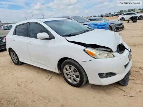2T1KE4EE3CC049242 — 2012 Toyota Matrix, фото 4 с аукциона Copart, Передняя часть