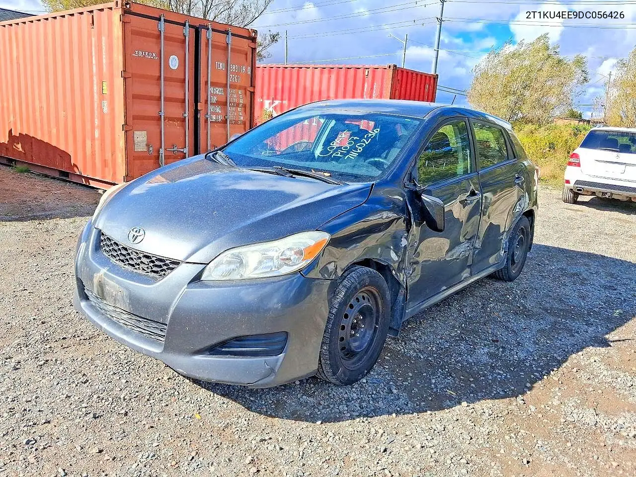 2T1KU4EE9DC056426 Toyota Matrix 2013 — повреждение Сторона, фото до ремонта