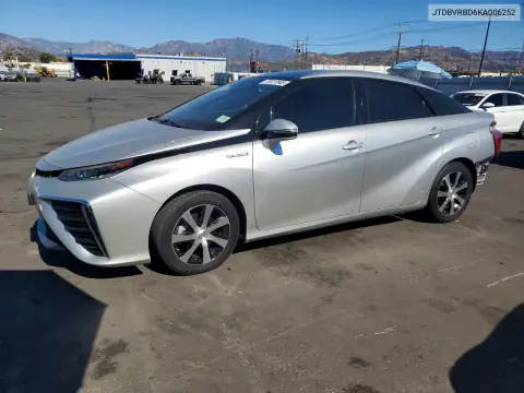 JTDBVRBD6KA006252 — 2019 Toyota Mirai, Задняя часть, фото до ремонта