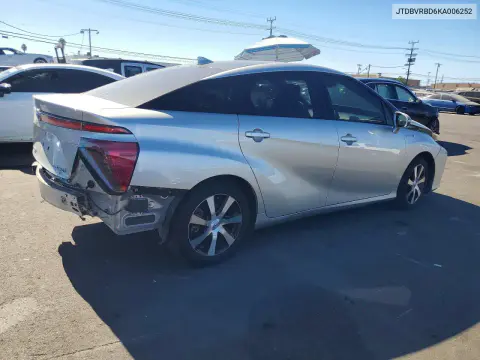 2019 Toyota Mirai Base VIN JTDBVRBD6KA006252 фото 3