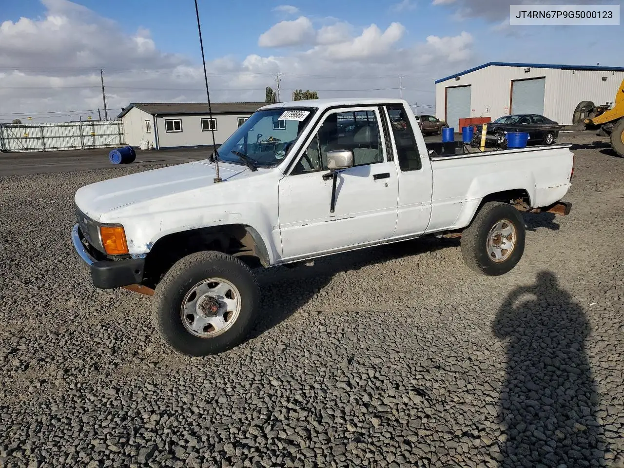 1986 Toyota Pickup Xtracab Rn67 Dlx VIN JT4RN67P9G5000123 фото 1