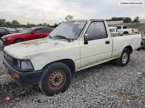 JT4RN81A9N5143344 — 1992 Toyota Pickup, Передняя часть, фото до ремонта