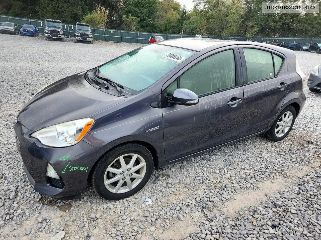 2012 Toyota Prius C Three VIN JTDKDTB34C1513143 фото 1