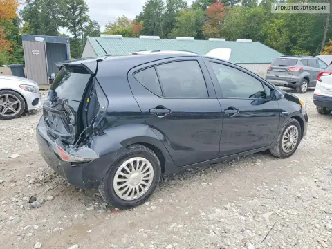 2013 Toyota Prius C One VIN JTDKDTB37D1536241 фото 3