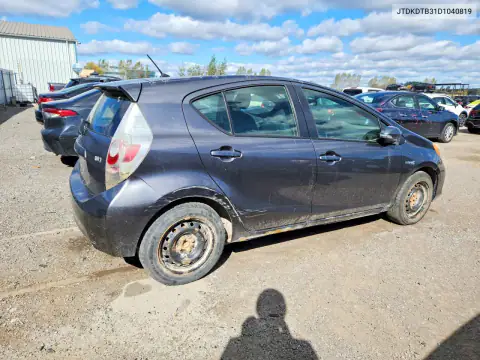 JTDKDTB31D1040819 — 2013 Toyota Prius C, фото 3 с аукциона Copart, Передняя часть