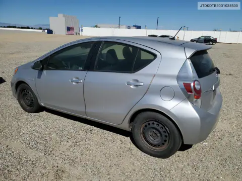2013 Toyota Prius C Two VIN JTDKDTB30D1038530 фото 2