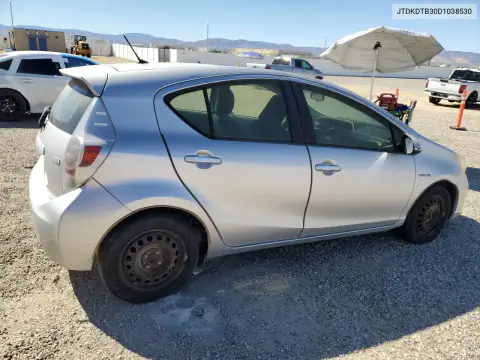 2013 Toyota Prius C Two VIN JTDKDTB30D1038530 фото 3