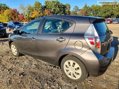 JTDKDTB33D1531151 — 2013 Toyota Prius C, фото 2 с аукциона Copart 15.10.2026, Задняя часть