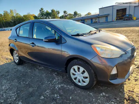 JTDKDTB33D1531151 — 2013 Toyota Prius C, фото 4 с аукциона Copart 15.10.2026, Задняя часть