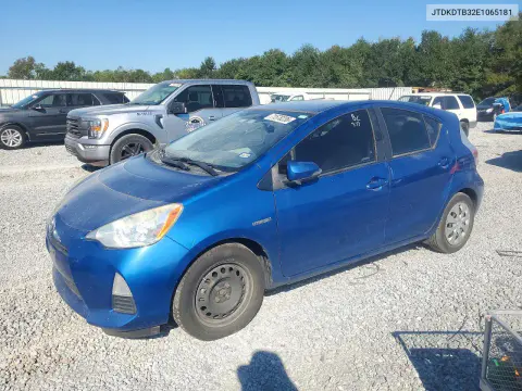 JTDKDTB32E1065181 — 2014 Toyota Prius C, Мелкие вмятины и царапины, фото до ремонта