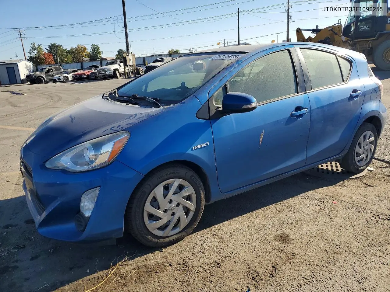 2015 Toyota Prius C Two VIN JTDKDTB33F1098255 фото 1