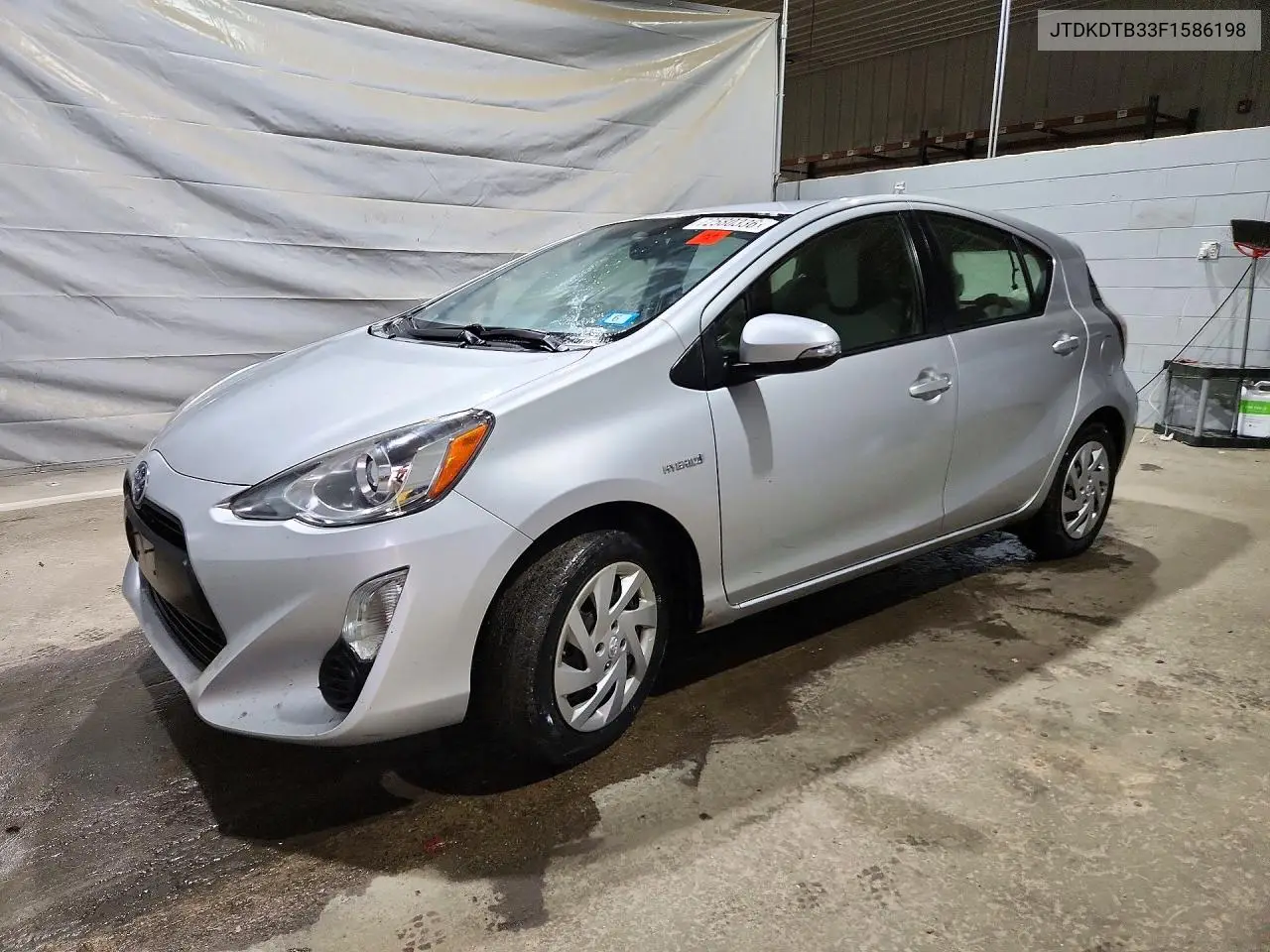 JTDKDTB33F1586198 Toyota Prius C 2015 — повреждение Вандализм, фото до ремонта
