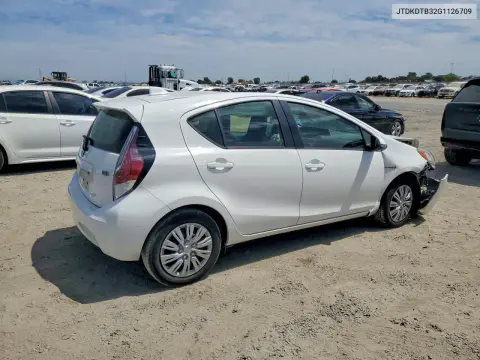 2016 Toyota Prius C One VIN JTDKDTB32G1126709 фото 3