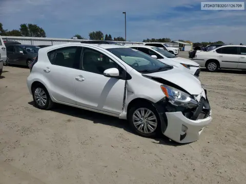 2016 Toyota Prius C One VIN JTDKDTB32G1126709 фото 4