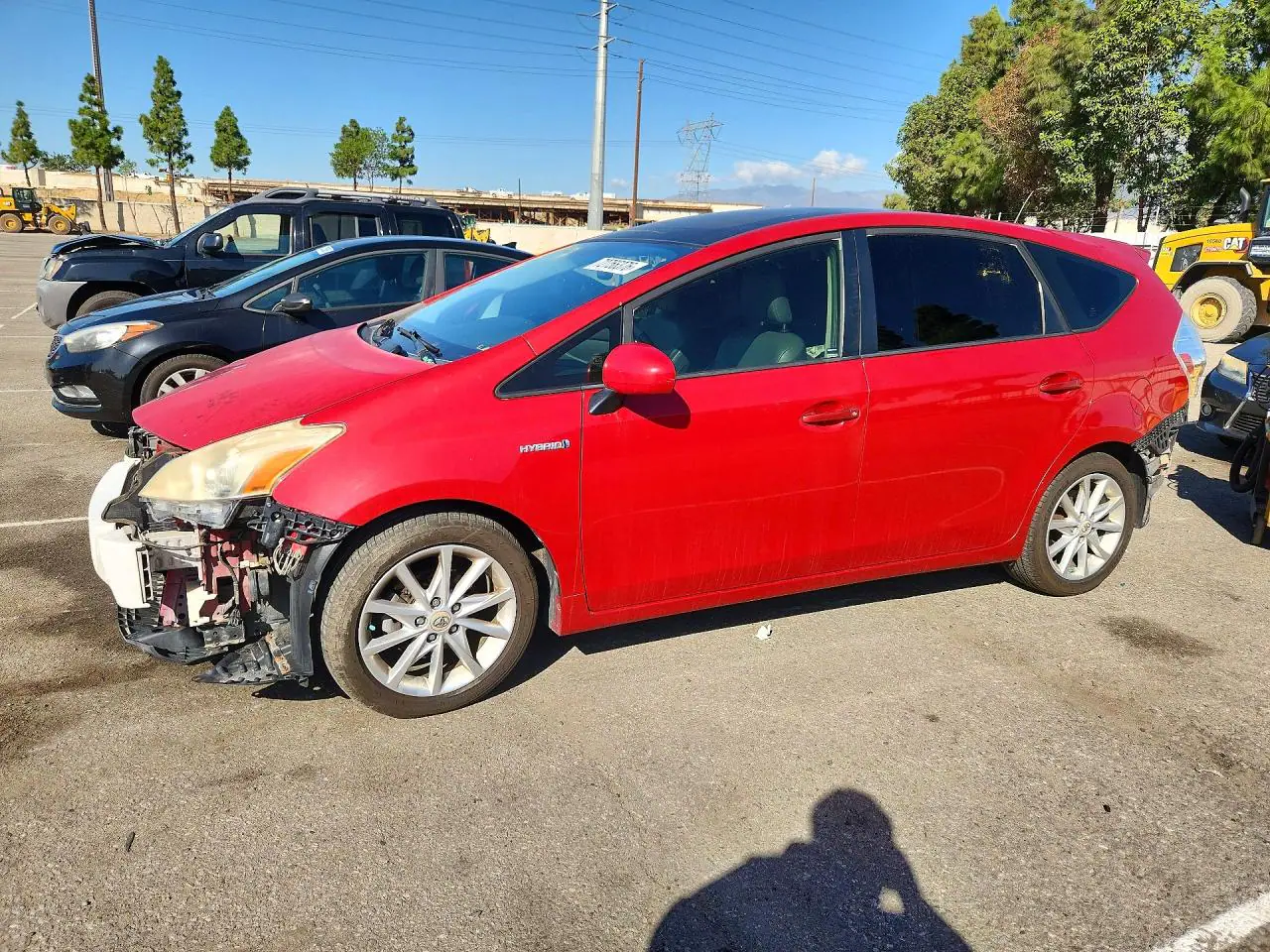 JTDZN3EU5D3205629 Toyota Prius V 2013 — повреждение Передняя часть, фото до ремонта
