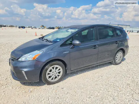 JTDZN3EU5E3316831 — 2014 Toyota Prius V, Сторона, фото до ремонта