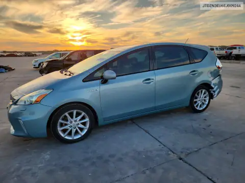 JTDZN3EU6EJ009244 — 2014 Toyota Prius V, Задняя часть, фото до ремонта