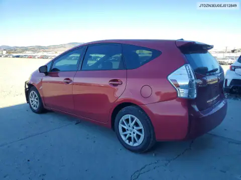 JTDZN3EU0EJ012849 — 2014 Toyota Prius V, фото 2 с аукциона Copart, Передняя часть