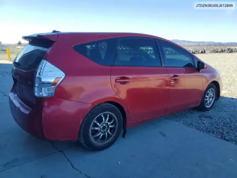 JTDZN3EU0EJ012849 — 2014 Toyota Prius V, фото 3 с аукциона Copart, Передняя часть