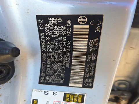 JTDZN3EU9E3334748 — 2014 Toyota Prius V, Естественный износ, фото до ремонта