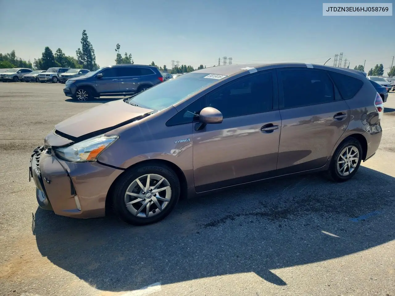2017 Toyota Prius V Four VIN JTDZN3EU6HJ058769 фото 1