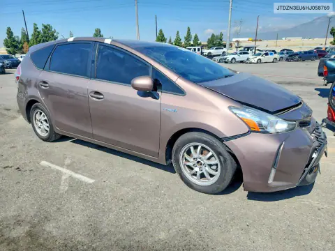 2017 Toyota Prius V Four VIN JTDZN3EU6HJ058769 фото 4