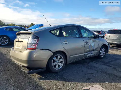2005 Toyota Prius Base VIN JTDKB20U453022297 фото 3