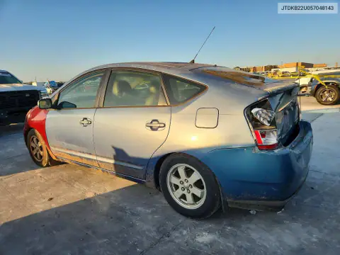 JTDKB22U057048143 — 2005 Toyota Prius, фото 2 с аукциона Copart 19.10.2026, Задняя часть