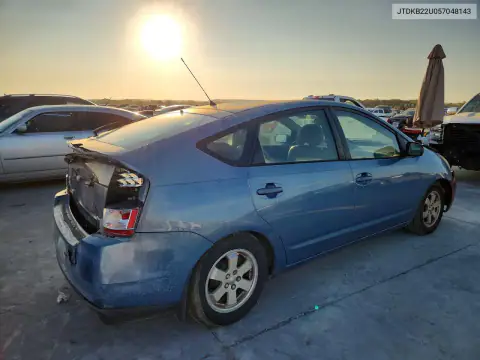 JTDKB22U057048143 — 2005 Toyota Prius, фото 3 с аукциона Copart 19.10.2026, Задняя часть