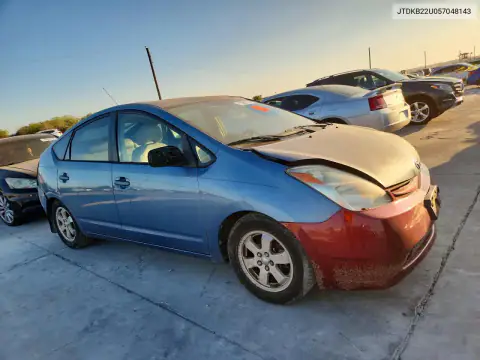 JTDKB22U057048143 — 2005 Toyota Prius, фото 4 с аукциона Copart 19.10.2026, Задняя часть