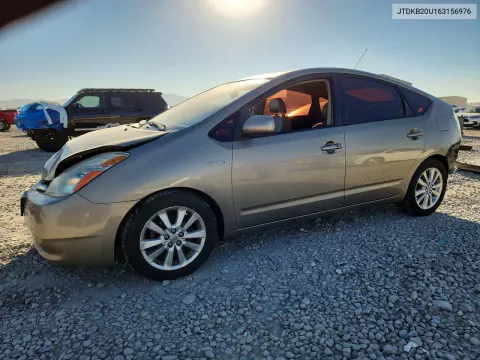 JTDKB20U163156976 — 2006 Toyota Prius, Задняя часть, фото до ремонта