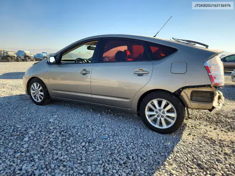2006 Toyota Prius Base VIN JTDKB20U163156976 фото 2
