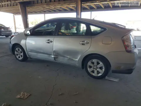 2006 Toyota Prius Base VIN JTDKB20U267071122 фото 2