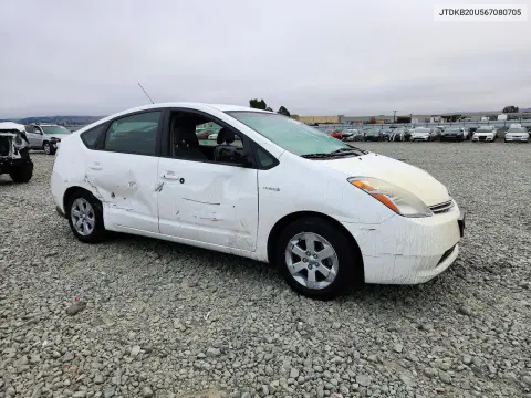 2006 Toyota Prius Base VIN JTDKB20U567080705 фото 4