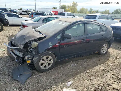 JTDKB20UX63157625 — 2006 Toyota Prius, Передняя часть, фото до ремонта