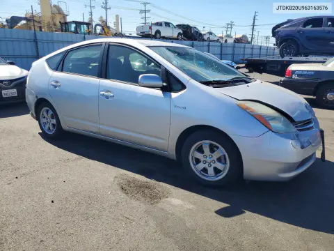 2006 Toyota Prius Base VIN JTDKB20U963163576 фото 4
