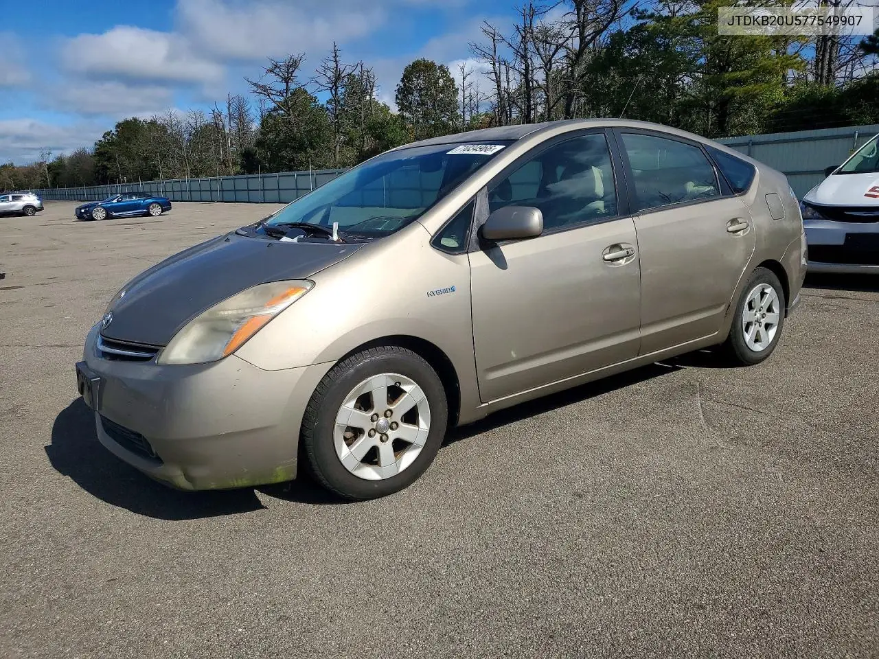 JTDKB20U577549907 Toyota Prius 2007 — повреждение Естественный износ, фото до ремонта