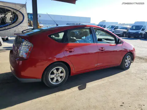 2007 Toyota Prius Base VIN JTDKB20U177632525 фото 3