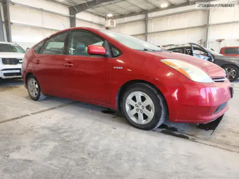 2007 Toyota Prius Base VIN JTDKB20U177680431 фото 4