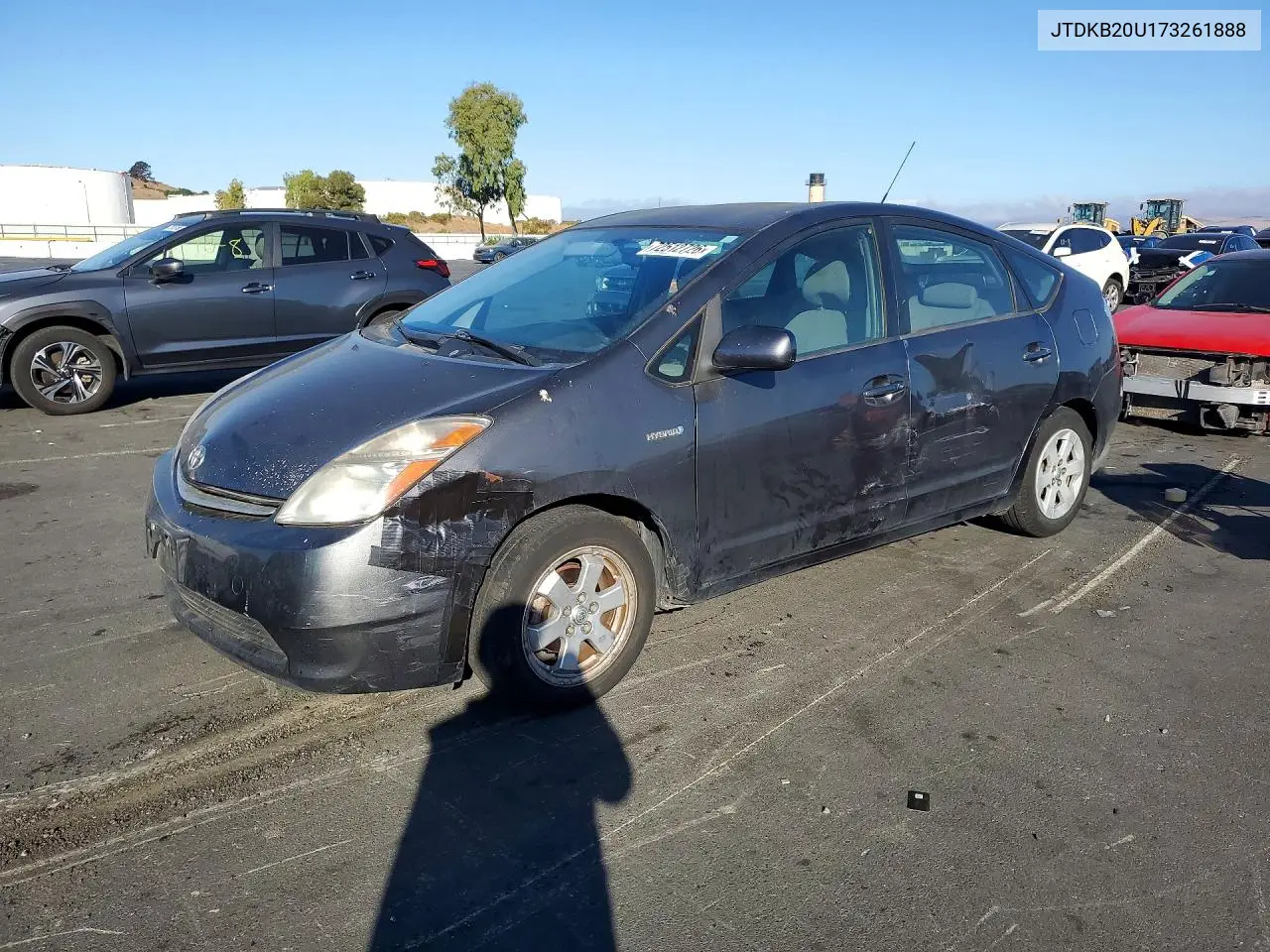 2007 Toyota Prius Base VIN JTDKB20U173261888 фото 1