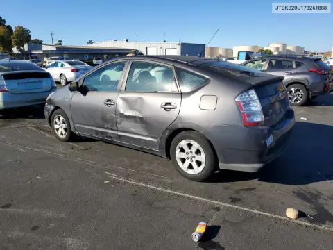 2007 Toyota Prius Base VIN JTDKB20U173261888 фото 2