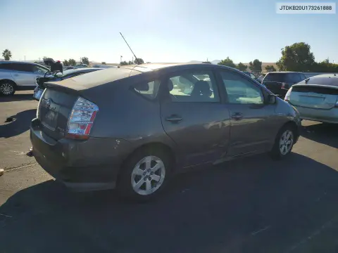 2007 Toyota Prius Base VIN JTDKB20U173261888 фото 3