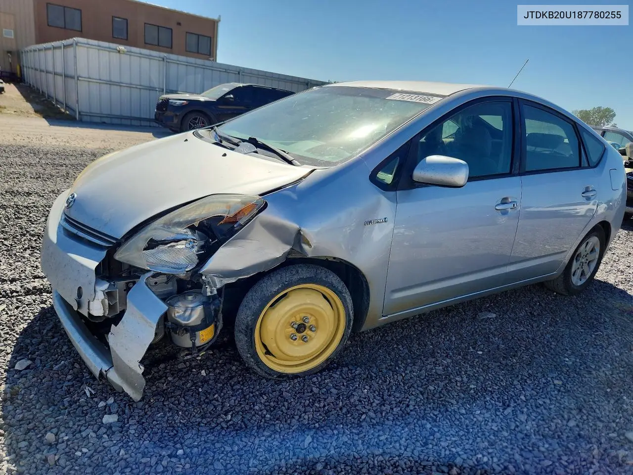 2008 Toyota Prius Base VIN JTDKB20U187780255 фото 1