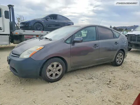 JTDKB20U383404907 — 2008 Toyota Prius, Вандализм, фото до ремонта