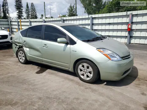 2008 Toyota Prius Base VIN JTDKB20UX83414012 фото 4