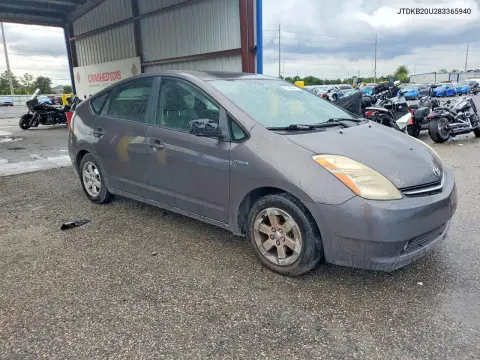 2008 Toyota Prius Base VIN JTDKB20U283365940 фото 4