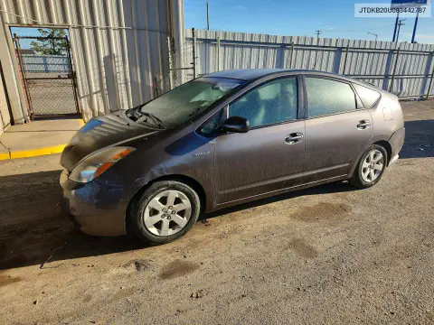 JTDKB20U083442787 — 2008 Toyota Prius, Передняя часть, фото до ремонта